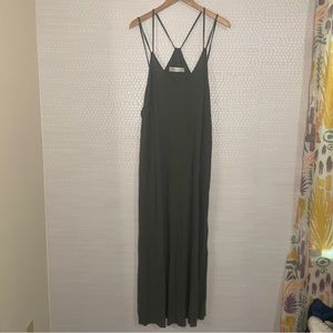 Free People Beach Olive Maxi Dress Size M